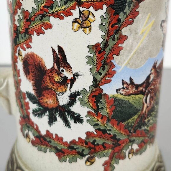 VTG GERZ West Germany Beer Stein - Hunting Motif - Picture 6 of 11